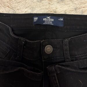 Hollister Black Low-Rise Bootcut Jeans